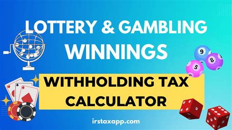 Tax Agency: Special tax on lottery prizes and betting .